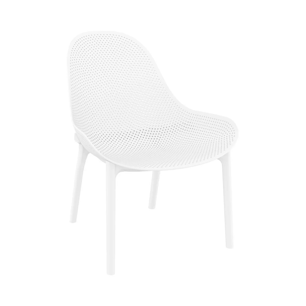 Chaise basse en résine Sky - Stamp - design extérieur - polypropylène renforcé et anti-UV_0