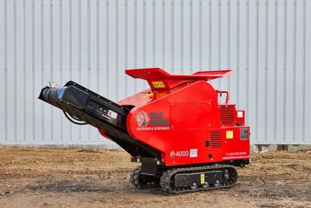 Mini concasseur avec largeur hors tout de 78 cm pour pour tout types de matériaux - 4000 RED RHINO_1