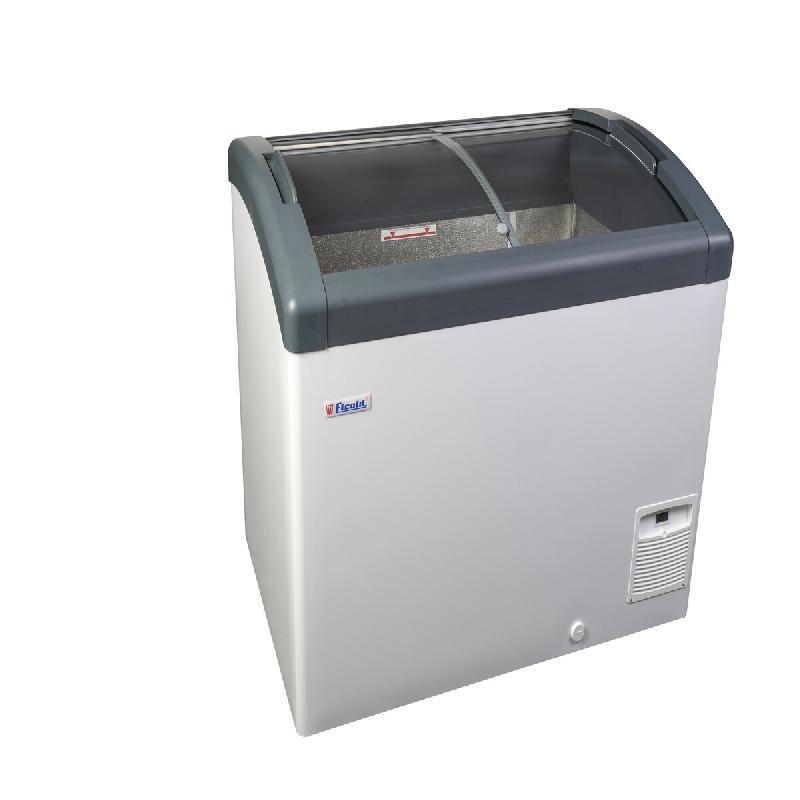 ELCOLD - Glacier 106 cm 270 l arrondi vitre - FOCUS106 - blanc plastique 139660_0