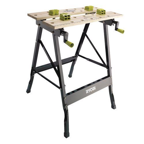 Établi pliable Ryobi France - table en bambou - dimensions 605 x 120 x 180 mm - réf. 5133001778_0