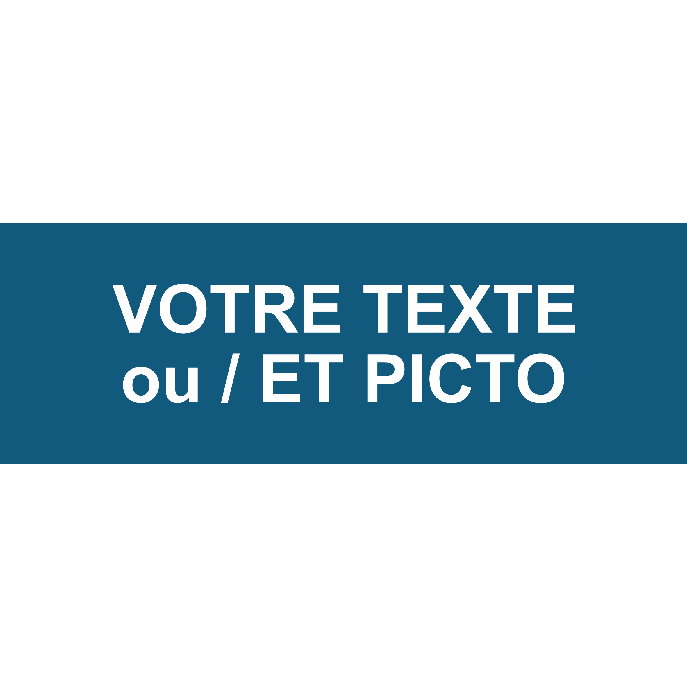 Étiquette de sécurité en PVC avec pictogramme - Personnalisable avec logo et texte - Fabrication française_1