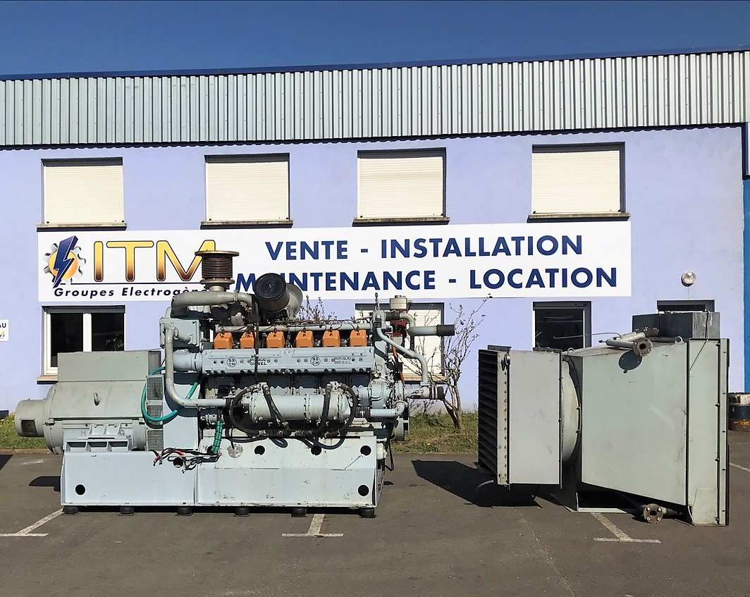 Groupe électrogène d'occasion - SSCM - 850 KVA_0