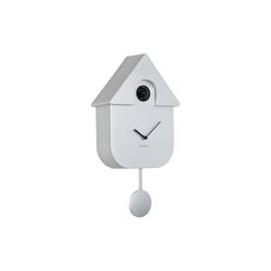 Horloge murale moderne Cuckoo argent métalique Karlsson - argenté plastique 8714302757259_0