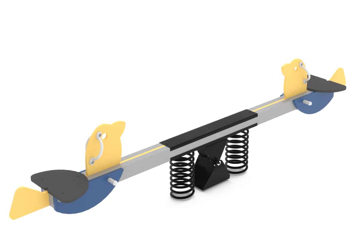 Jeux à bascule sur ressort - oiseaux LD1FB1040 - inox et habillage synthétique_0