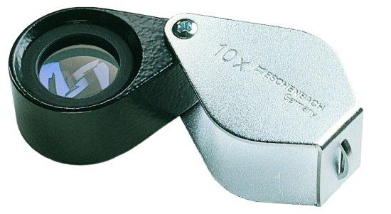 Loupe technique en métal - ESC 117612 - Optique de précision en verre - 12x - Ø 23 mm_0