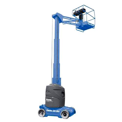 Nacelle automotrice Genie Runabout® GR-J avec pendulaire - élévateur de personnes compact pour maintenance industrielle_0