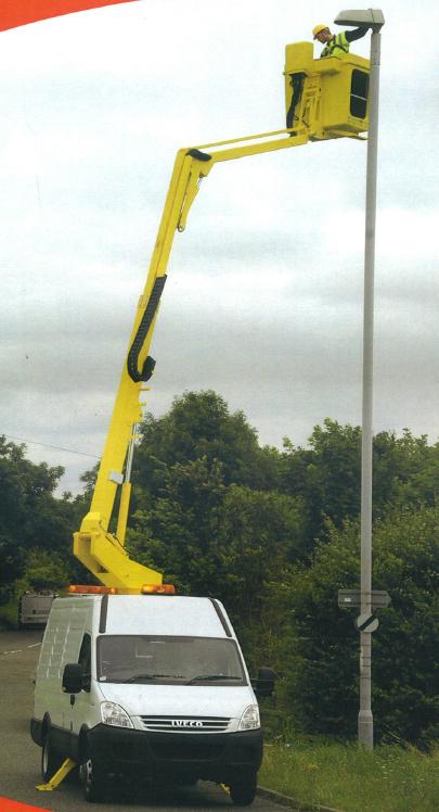 Nacelle sur fourgon EV 125 - Hauteur 12,50 m - Charge 200 kg - Déport 7,50 m_0
