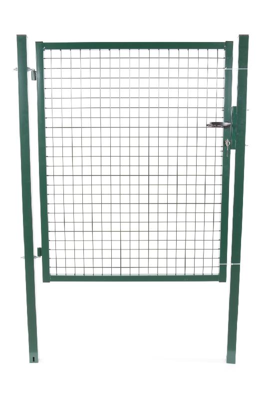 Portillon grillagé vert - H. 1,75 x L. 1,00 m avec serrure_0