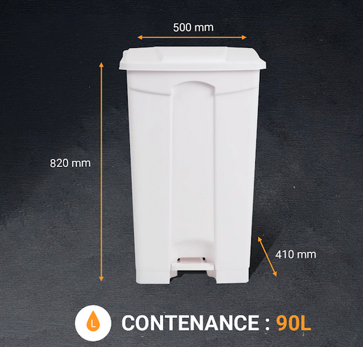 Poubelle à pédale 90 litres_0