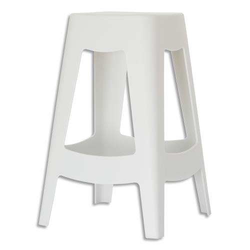PPF - Tabouret haut - PP blanc - THBEL_0
