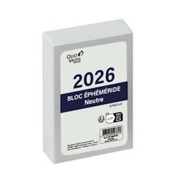 QUO VADIS bloc ephemeride neutre fr 6,5x9,7 - 607021q_0