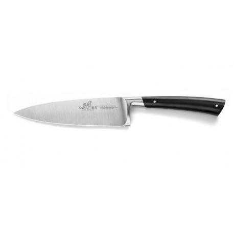 Couteau de cuisine Sabatier Edonist - lame 15 cm en acier inox, manche polymère, 100% forgé - Fabrication française_0
