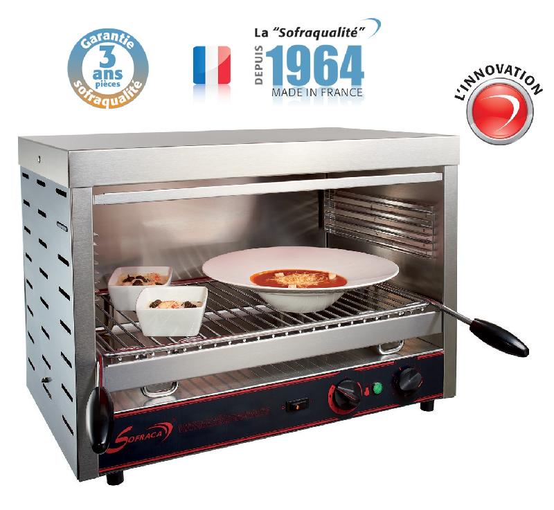 Salamandre électrique fermée - vitrocéramique 24042V - 3500 W - 460 x 290 mm - Fabrication française_0
