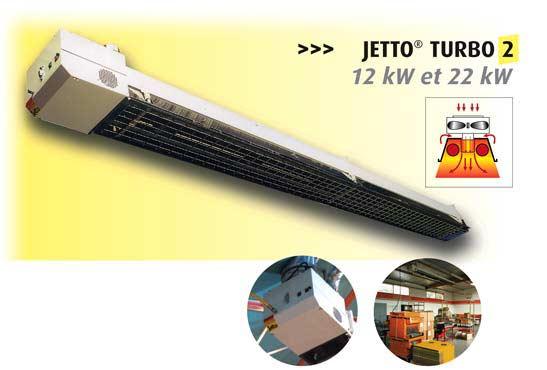 Tubes radiants à gaz - JETTO TURBO 2 - système breveté et évolutif_0