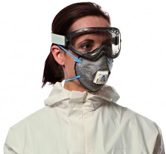 3M Masque respiratoire 9922C2 - Classe de protection FFP2 - Couleur anthracite - Pack de 2_0
