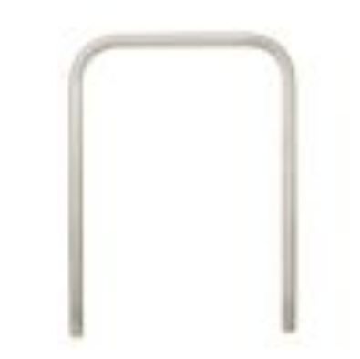 Arceau urbain Andréa - Henry - en acier inoxydable brossé 304L - ø48 mm - hauteur totale 1200 mm_0