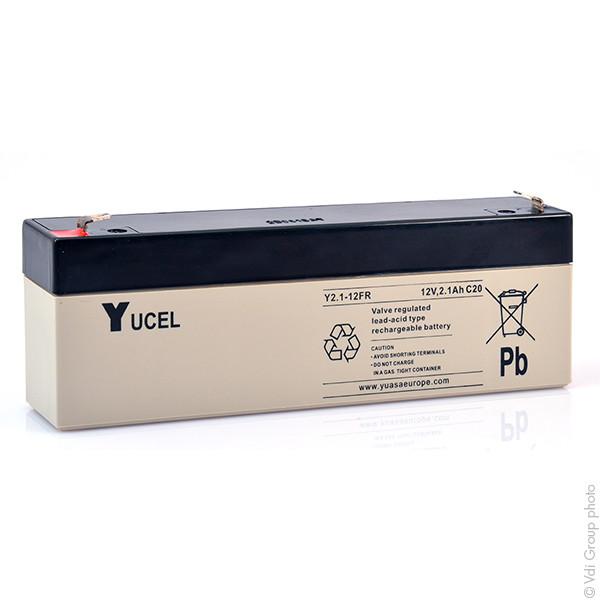 BATTERIE PLOMB AGM YUCEL Y2.1-12FR 12V 2.1AH F4.8_0