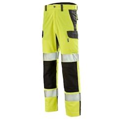 Cepovett - Pantalon de travail Fluo ADVANCED Jaune / Gris Taille 56 - 56 3603623424184_0