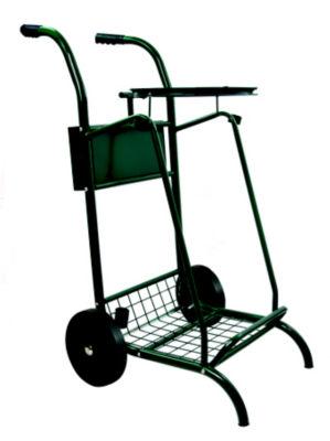 Chariot voirie sans couvercle 110 L mobisac. Roues caoutchouc, vert mousse 6005_0