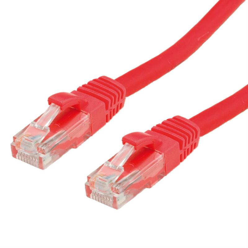 Cordon VALUE Cat.6 (Classe E) UTP LSOH, rouge, 10 m_0