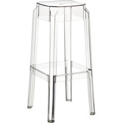 Décoshop26 - Tabourets de bar design moderne plastique transparent 10_0000025 - 3000887269603_0