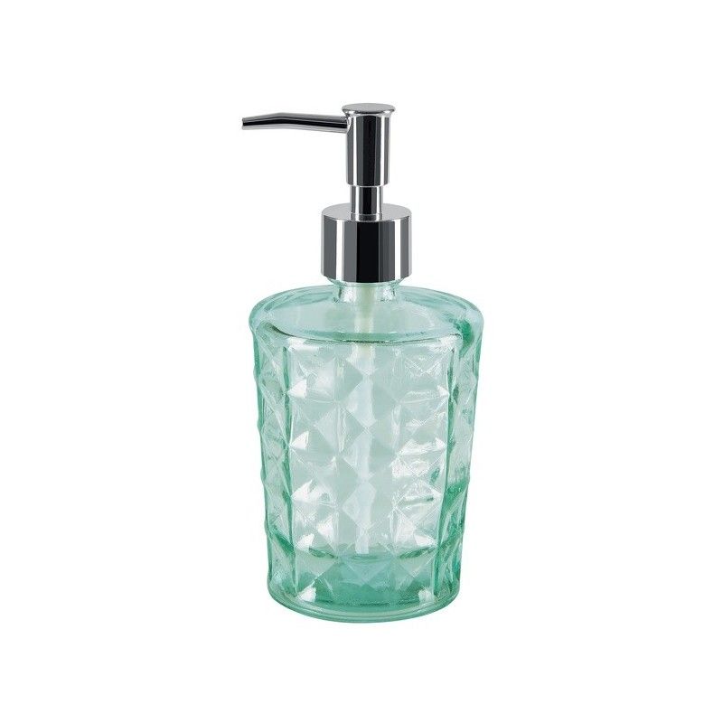 Distributeur de savon - Spirella Carla vert clair - Verre recyclé 400ml_0
