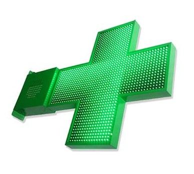 Easy Led 650 - enseigne pharmacie - SARL Identy Sign - double face, 650 x 650 mm, 12 animations_0