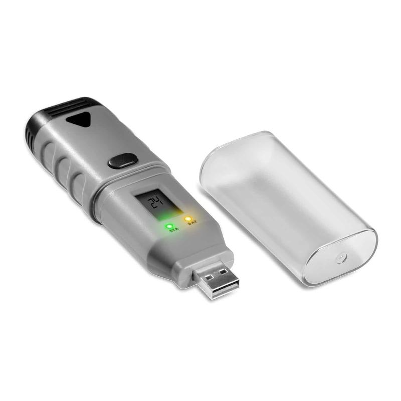 ENREGISTREUR TEMPÉRATURE + HUMIDITÉ DE L’AIR - LCD - (-35) À +80 °C - 0 À 100 % HR 14_0005504_0
