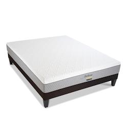 Ensemble   Matelas Mémoire de forme + Sommier Bois 180x200 cm AMBOISE BELLECOUR - blanc 4VP.AM.K15.1820_0