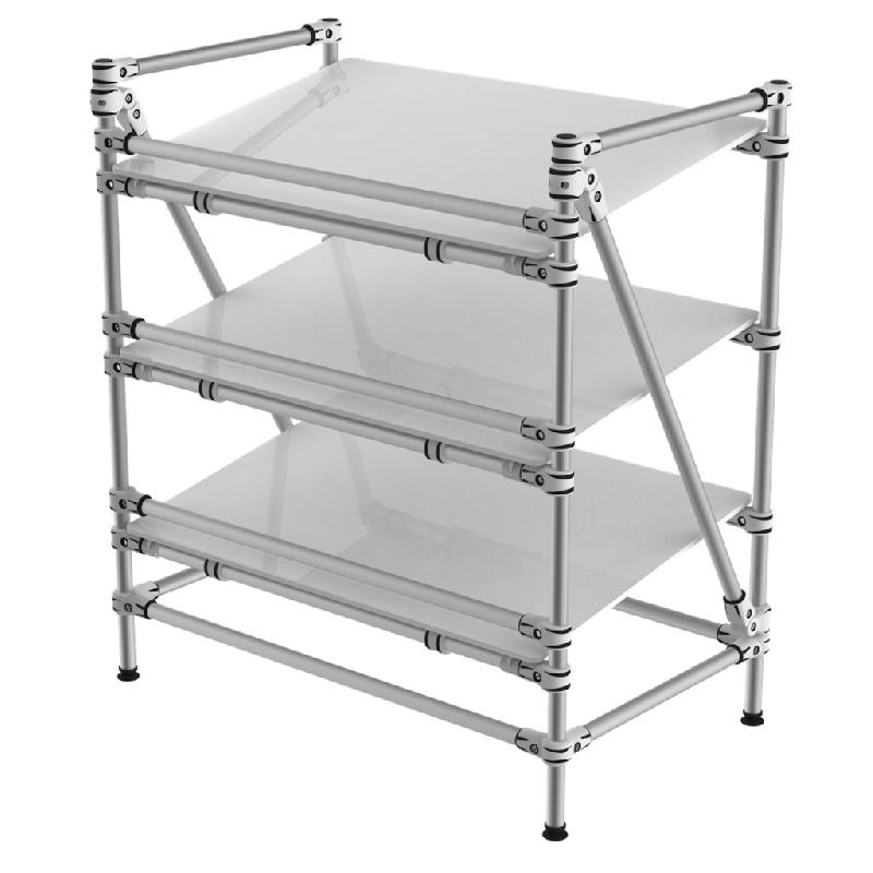 Etagere à angles réglable avec rebords_0