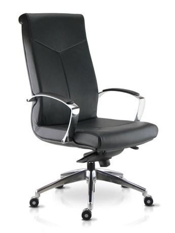 FAUTEUIL DE DIRECTION ERGONOMIQUE HELIOS CUIR NOIR