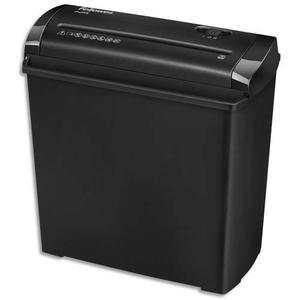 Fellowes destructeur p-25s coupe droite,détruit 5feuilles en bande 7mm,sécurité p-1,corbeille 11l 4701001_0