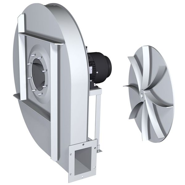 GBR - Ventilateur centrifuge industriel CIMME - Dimensions 500 à 1000 - Débit 3 à 80 m³/min - Température jusqu'à +150°C_0