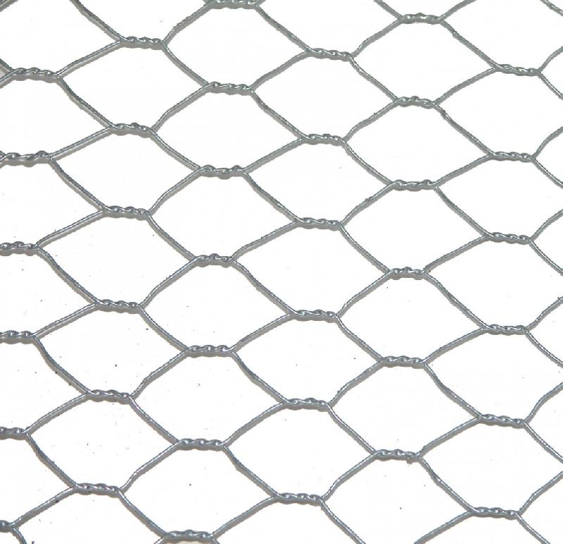 Grillage pour animaux triple torsion gris, h.0.5 x l.3 m, maille h.13 x l.13 mm_0