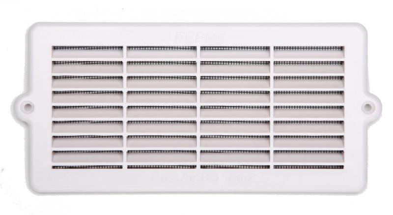 Centrale Brico Grille d'aération aluminium naturel Diam.12.5 cm