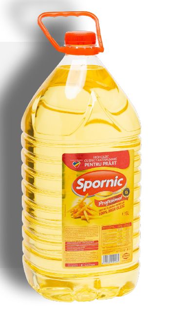 Huile de tournesol professionnelle - Bidon de 5L - Anti-moussant - Haute température 248°C - Disponible en France_0