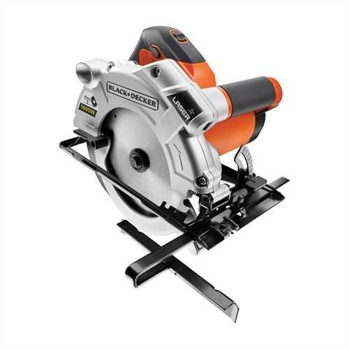 Scie circulaire Stanley Black & Decker KS1600LK - 1600W avec laser - Profondeur de coupe 65mm_0
