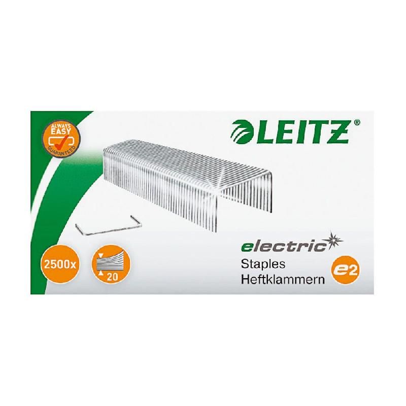 LEITZ AGRAFES RAPID E20 POUR MODÈLE 5533 - BOÎTE DE 2500