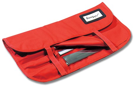 MATFER - TROUSSE À COUTEAUX NYLON ROUGE - 124011