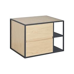 MOB-IN Meuble simple vasque EDISSON 70 cm - métal 3760232700921_0