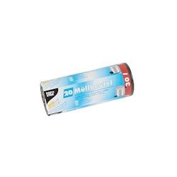 Starpak 20 lots de 20 Sacs poubelle, LDPE 30 l 60 cm x 50 cm gris - gris plastique 12065_0