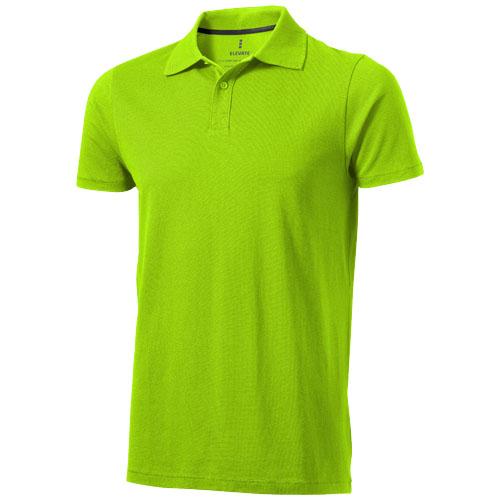 Polo manche courte pour homme Seller - 100% coton - 180 g/m² - Col côte en tricot plat_0