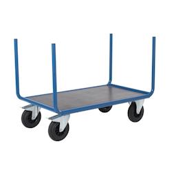 Provost Chariot manutention sans ridelle charge 500kg - 80 x 120 x 100cm - bleu acier 400901054_0