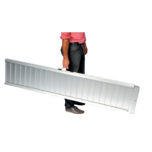 Rampe valise pliable Ergo 61 cm - aluminium antidérapant avec poignée souple - charge max 300 kg_0