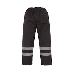 Surpantalon haute visibilité imperméable YOKO - Noir - Polyester - Taille XXXL_0