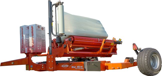 Enrubanneuse agricole auto-chargeuse KUHN SW 1614 - modèles SW 1614 M et SW 1614 C - balles rondes et rectangulaires_0