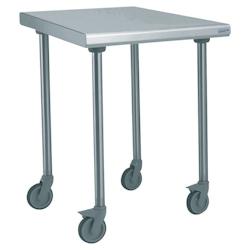 Tournus Equipement Table inox centrale sur roues longueur 1000 mm Tournus - 414971 - plastique 414971_0