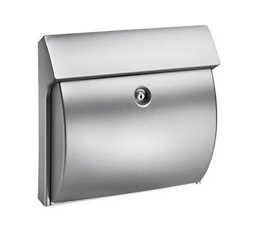 Boîte aux lettres individuelle Classico Burg Wächter - argent - matériau résistant aux intempéries - format de fente C4_0