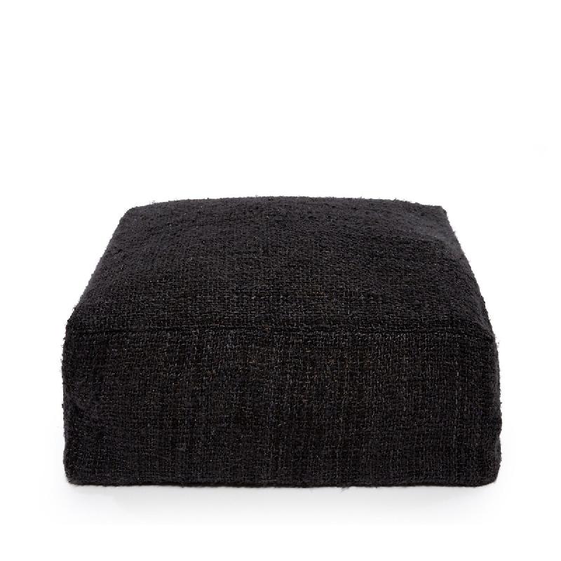 Bazar Bizar Pouf en coton 60x60 cm bleu nuit - multicolore textile INIE003Bna-60_0