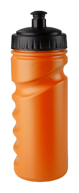 Bidon en PE pour le sport - 500 ml - Couleur orange - Léger 50 g_0